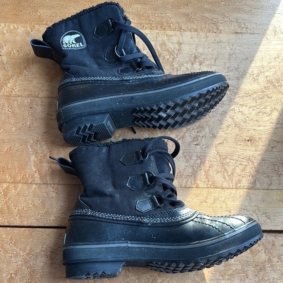 Stylish Black Winter Boots - Picture 4 of 9